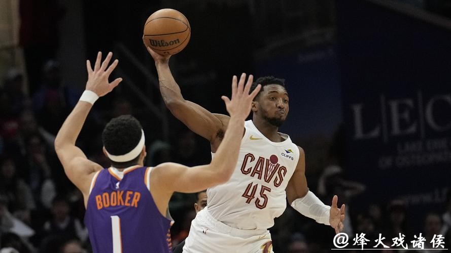 米切尔33分骑士大胜太阳 老鹰负尼克斯止3连胜